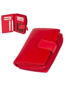 Dariya bags Dámská kožená peněženka červená