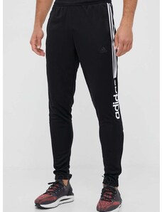 Tepláky adidas černá barva, s potiskem, IA3048