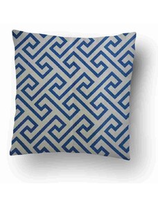Top textil Povlak na polštářek Geometry modrý 3 - 40x40 cm (43)