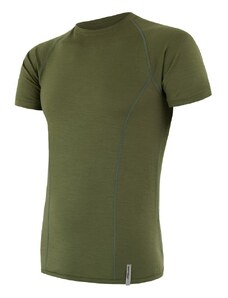 SENSOR MERINO ACTIVE pánské triko kr.rukáv safari green