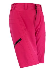SENSOR HELIUM dámské kalhoty s cyklovložkou krátké volné hot pink