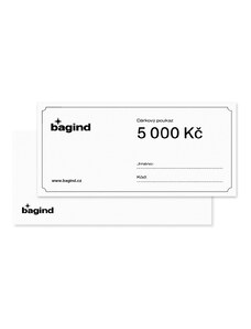 Dárkový poukaz 5000 Kč - Bagind