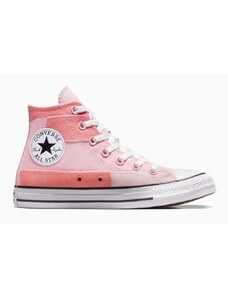 Kecky Converse Chuck Taylor All Star Patchwork dámské, růžová barva, A06024C