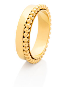 franco bene 2v1 prsten - zlatý
