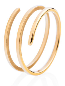 franco bene Zamotaný prsten - zlatý