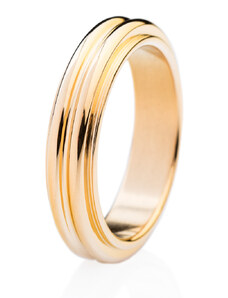 franco bene Wave prsten - zlatý