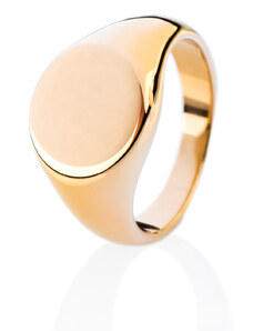 franco bene Classic prsten (široký) - zlatý