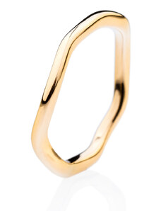 franco bene Deformovaný prsten - zlatý