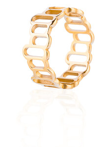 franco bene Irregular prsten - zlatý