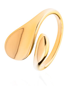 franco bene Twist prsten - zlatý