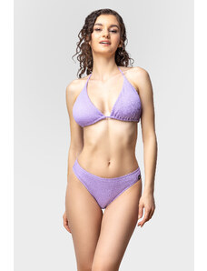 VFstyle Dámské plavky dvoudílné Alison žebrované fialové