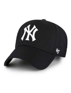 Kšiltovka 47brand MLB New York Yankees černá barva, s aplikací, B-MVPSP17WBP-BKW