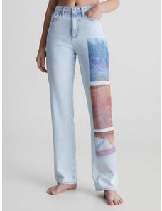 Calvin Klein Jeans | High Rise Straight jeany | Modrá