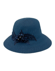 Hologramme Paris Dámský letní klobouk Joanna tmavě modrý