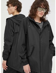 Nepromokavá bunda Rains 18010 Fishtail Jacket černá barva, přechodná