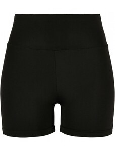 URBAN CLASSICS Ladies Recycled High Waist Cycle Hot Pants - black