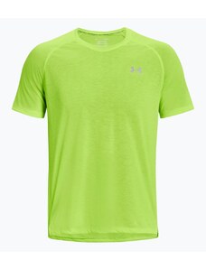 Under Armour Streaker pánské běžecké tričko limetkově zelené 1361469-369