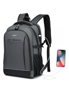 Kono batoh s USB portem šedý 2130 - 15L