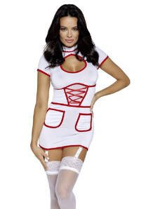Cottelli Costumes Kostým zdravotní sestřička  s podvazky