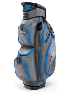 PowaKaddy bag cart DLX-Lite - Gun Metal with Blue