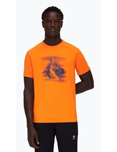 Pánské trekingové tričko Mammut Mountain Hörnligrat oranžové 1017-05290