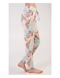 Vienetta Dámské pyžamové kalhoty Melissa, barva mentolová, 100% bavlna