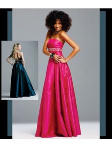 HollywoodStyle.cz fuchsiové růžové plesové šaty Faviana - originální model 6374: Růžová Taft XS-S