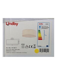 Lindby Lindby - Stropní svítidlo HENRIKA 3xE14/40W/230V bílá LW1464