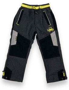 Grace Chlapecké outdoorové kalhoty s gumou v pase šedé barvy