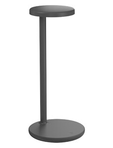 Flos 09.8312.DR Oblique Q1, profesionální antracitová čtecí lampička s bezdrátovou nabíječkou na mobil, 8W LED 4000K, 35cm