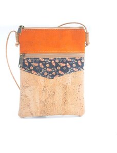 Ecopeople Korková kabelka na mobilní telefon - Oranžová