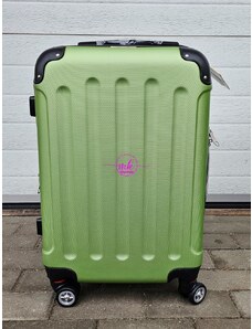 palubní cestovní skořepinový kufr malý - zelená