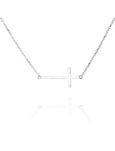 Stříbrný náhrdelník s křížkem - Meucci SN124