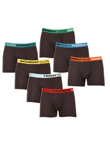 7PACK pánské boxerky Gianvaglia černé (GVG-5068)