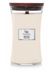 WoodWick Svíčka Vanilla Musk váza velká, 609,5 g