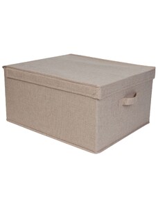 Skládací úložná krabice Compactor SANDY 40 x 50 x 25 cm, béžová