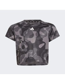 Adidas Essentials AEROREADY Seasonal Print Crop T-Shirt Kids