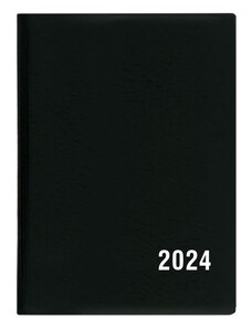 Baloušek s.r.o. Diář kapesní čtrnáctidenní - Hynek - PVC - černá 2024 BTH1-2-24