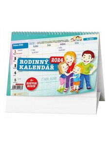 Baloušek s.r.o. Stolní kalendář Rodinný stolní kalendář 2024 BSI1-24