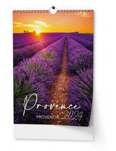 Baloušek s.r.o. Nástěnný kalendář Provence - A3 2024 BNG14-24