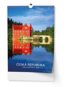 Baloušek s.r.o. Nástěnný kalendář Česká republika - A3 2024 BNK0-24