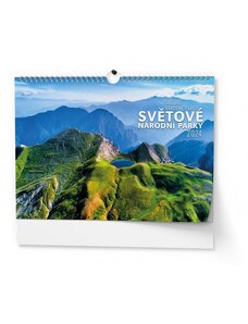 Baloušek s.r.o. Nástěnný kalendář Světové národní parky - A3 2024 BNK21-24