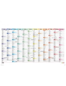 GRASPO CZ, a.s. Nástěnný kalendář Mapový plakát barevný 2024 GN24-005