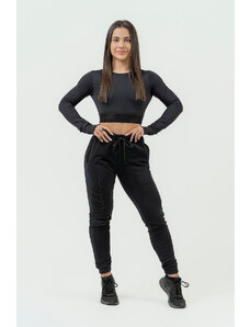 NEBBIA Dámsky crop top s dlouhým rukávem INTENSE Perform 839