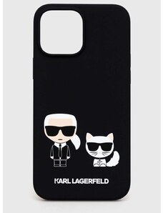 Obal na telefon Karl Lagerfeld iPhone 13 Pro Max 6,7'' černá barva
