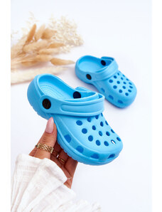 Kesi Dětská pěna Crocs Slides Light Blue Percy