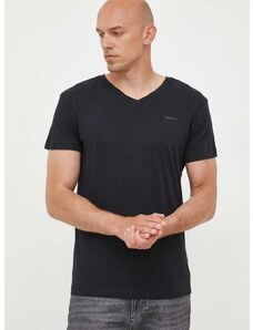 Tričko Gant 2-pack černá barva