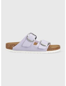 Pantofle Birkenstock Arizona Big Buckle dámské, fialová barva, 1025556