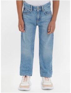 Světle modré klučičí straight fit džíny Calvin Klein Jeans - Kluci