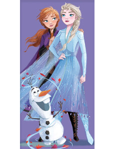 Carbotex Dětská osuška Ledové Království Elsa Anna a Olaf